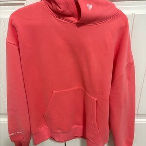 Pink Palm Puff Amare Collab hoodie